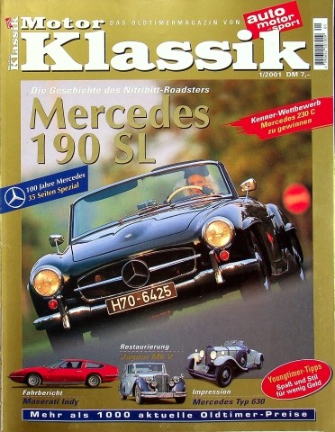 Deckblatt Motor Klassik (01/2001)